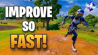 How To IMPROVE So FAST At Fortnite it feels like CHEATING!