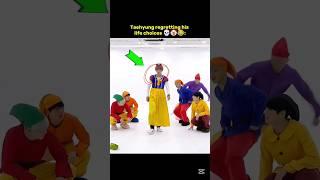 Taehyung snow-white Vs member reaction #bts #kimtaehyung #btsmembers