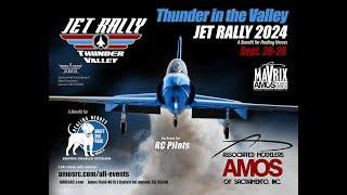 Jet Rally 2024 RC Jets turbine and electric at Lincoln, CA