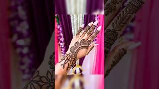 Simple beautiful back hand mehndi design#short