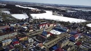 г Несвиж ,пролет над городом и окресностями ч1