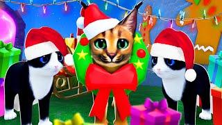 СОБИРАЕМ ПОДАРКИ В НОВОГОДНИХ КИСИКАХ! Roblox Kitten Game