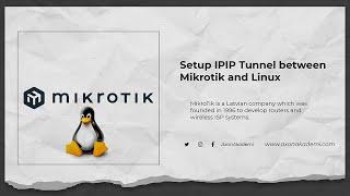 Setup IPIP Tunnel between Mikrotik and Linux