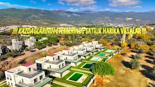 KAZDAĞLARININ ETEKLERİNDE SATILIK LÜKS VİLLALAR ÖMÜRE ÖMÜR KATAN YER GÜRE