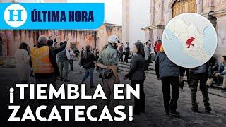 #últimahora Se registra inusual sismo en Zacatecas: te contamos los detalles