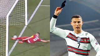 Ronaldo goal disallowed - Portugal v Serbia 2021 - Portugal robbed - World Cup 2022 qualifiers