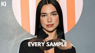 Every sample from DUA LIPA