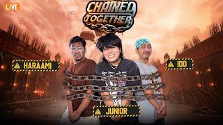 CHAINED TOGETHER LIVE STREAM MARATHON IN ONE ROOM  | JUNIOR @HARAAMI IDO