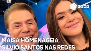 Maisa homenageia Silvio Santos nas redes sociais