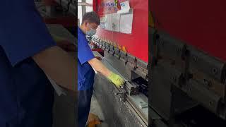 Metal stainless steel sheet metal bending process  factory sunsong #factory #bending  #machine #cnc
