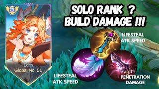 SOLO RANK? USE THIS EDITH BUILD TO CARRY THE GAME !!