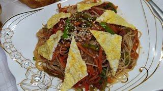 FUNCHOSA detailed RECIPE | The Most Delicious Salad with Funchoza | Funchoza with Vegetables