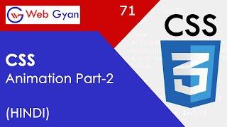 CSS Animation-Fill-Mode Tutorial II CSS Animation-Play-State Tutorial in Hindi.