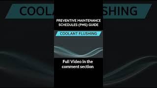 PREVENTIVE MAINTENANCE SCHEDULES (PMS) THAT EVERY CAR OWNERS SHOULD KNOW