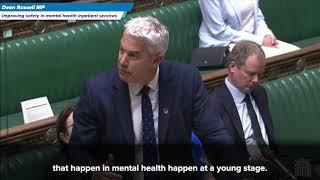 Dean Russell MP speaks on improving safety in mental health inpatient services