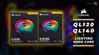 HOWTO Corsair QL120 & QL140 RGB Fan + Lighting Node Core - Easy Installation & Setup Guide