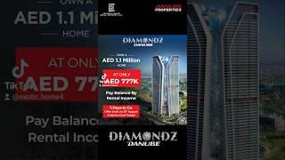 #dubaiproperty @Diamondz By Danube Dubai  !!