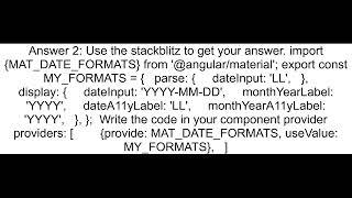 angular material date-time picker - format the input with date and 24 hour time