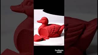 Satisfying Kinetic Sand Duck Slices  ASMR with Audio