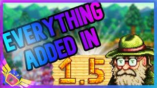 Everything Added In 1.5, Stardew Valley 1.5 Update