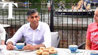 Rishi Sunak’s campaign visit interrupted by Lib Dem stunt