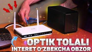 OPTIK TOLALI (GPON) INTERNET O'ZBEKCHA OBZOR 2021| ОПТИК ТОЛАЛИ (ЖПОН) ИНТЕРНЕТ ЎЗБЕКЧА ОБЗОР 2021