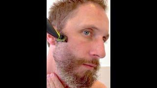 Long Beard OneBlade Trim Like a Champ Cuts The Hair Like No Other Electric Trimmer Shaver Doing Test