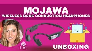 Mojawa Wireless Bone Conduction Headphones - Bluetooth Open-Ear Headphones w/Mic,Premium UNBOXING