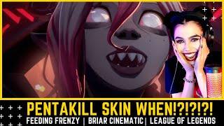 Dinka Kay REACTS: Feeding Frenzy | Briar Cinematic - League of Legends