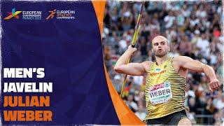 Julian Weber takes javelin gold with 87.66m throw | Munich 2022