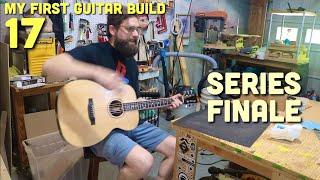 Acoustic Guitar Build part 17 // Series FINALE // fretwork & sound sample