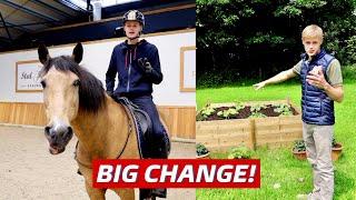 Why I Chose To Ride My Horse Only With a Neckrope + Vegetable Garden Update