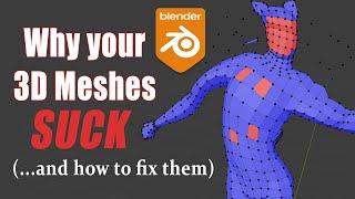 [Blender] Best 3D Modeling Practices (aka Why your meshes SUCK!)