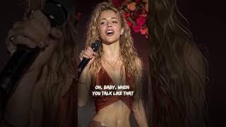 Hips Don't Lie Lyrics - Shakira - feat. Wyclef Jean #englishlyrics #shakira #shorts