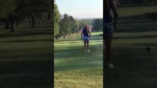 Cherokee Hammonds 2016 state tournament tee one birdie 240 yard drive with 3 wood