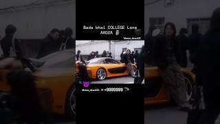 COLLEGE KE BAAR BADA BHAI LENE AAGYA ️‍#attitudestatus#sigmarule #viral #brother#carlifestyle