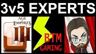Age of Empires III: 3v5 EXPERTS [p3] [w/ BigThunderMan & MahDryBread]