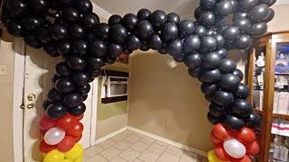 arco de globos de Mickey  mouse