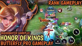 AMAZING!! AGGRESSIVE GAMEPLAY BUTTERFLY | BEST BUILD BUTTERFLY JUNGLE - HONOR OF KINGS