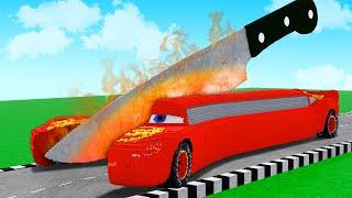 LONG CARS vs 1000 DEGREE KNIFE in Teardown