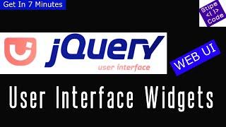 jqueryUi 12 web user interface widgets or components|web development|Ui widgets|JqueryUI CDN|pymatix