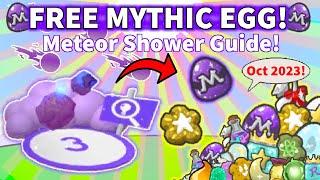  FREE Mythic Egg! ALL DROPS from Mythic Meteor Shower! Bee Swarm Simulator 2023!