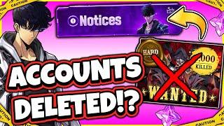 NEW UPDATE! NETMARBLE DELETING ACCOUNTS!? YOGUMUNT HARD MODE POLICY UPDATE! [Solo Leveling: Arise]