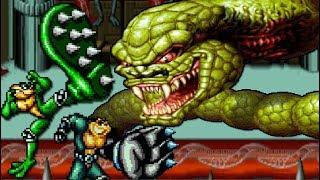 Battletoads (Arcade) All Bosses (No Damage)