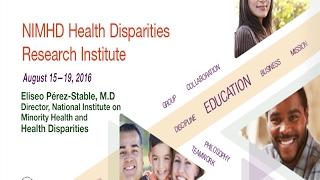 Dr. Eliseo Pérez-Stable expresses his hope for the Health Disparities Research Institute.