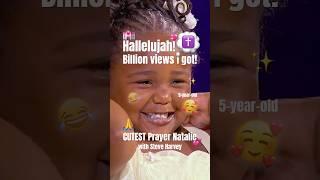 Hallelujah!️ "Because I got a billion view"CUTEST Natalie️ #shots #steveharvey #funny