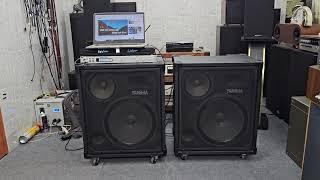 Test loa Yamaha liền công suất bass 40, trung 20cm, trép kèng, cực hay! Audio AG 0916517912