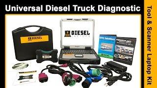 Universal Diesel Truck Diagnostic Tool & Scanner Laptop Kit Product Overview