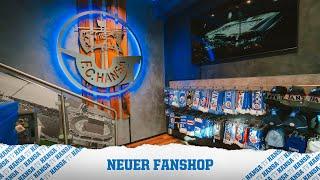 Eröffnung: Neuer FCH-Fanshop am Uni-Platz Rostock️ #fch