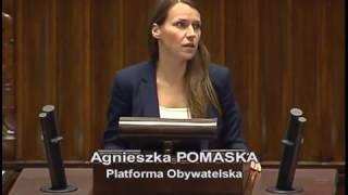 Agnieszka Pomaska (PO) w swoim wystąpieniu obnaża każdy niedopracowany szczegół reformy edukacji